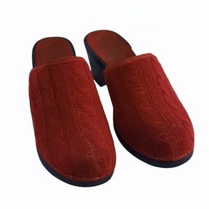 Sam and Libby red sweater shoes